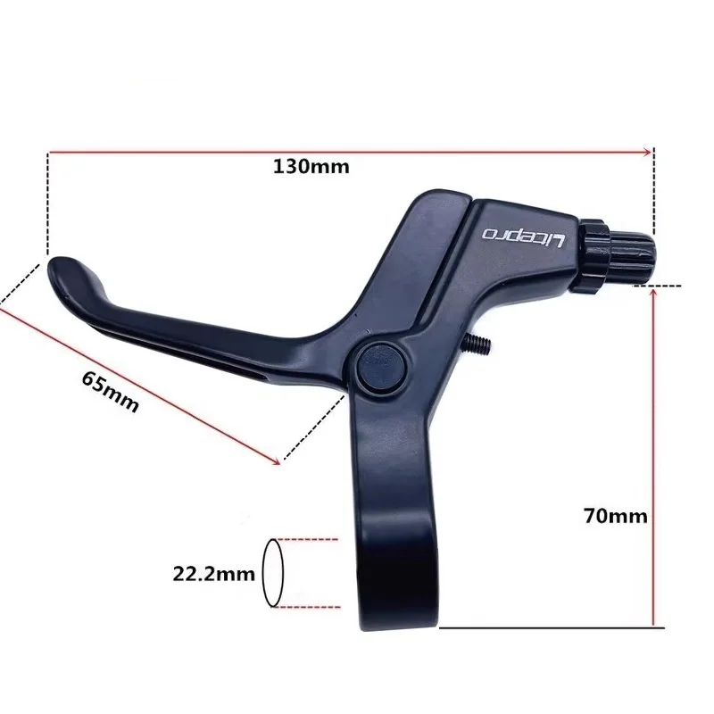 Litepro Kids Bike Brake Lever 22.2mm Aluminum Alloy Children Bicycle  Bya412 Folding Bike Brake Levers Black Silver