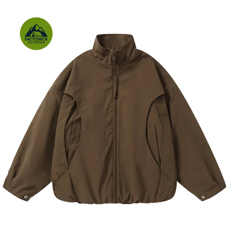 

Куртка рабочая FACTCHECK высокого качества, с воротником-стойкой, в стиле панельного дизайна, размеры EU/US