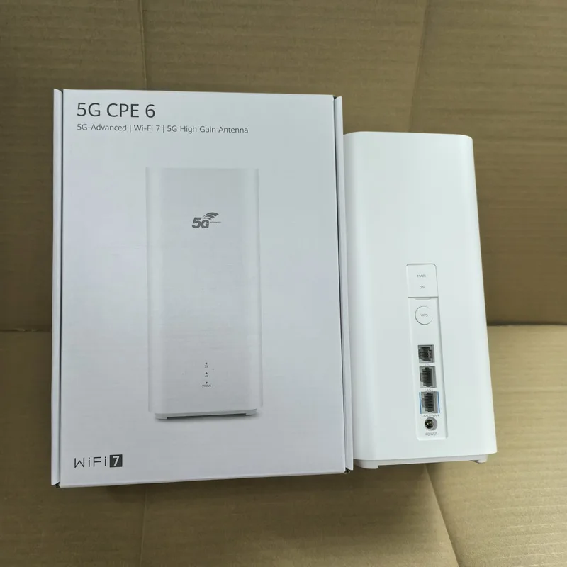 Unlocked Brovi 5G CPE 6 H165-383 11.7Gbps WiFi 7 BE3600 Wireless Router 8x8 MIMO 2.5G Port 5G 4G LTE Sim Card Indoor Modem - view 6
