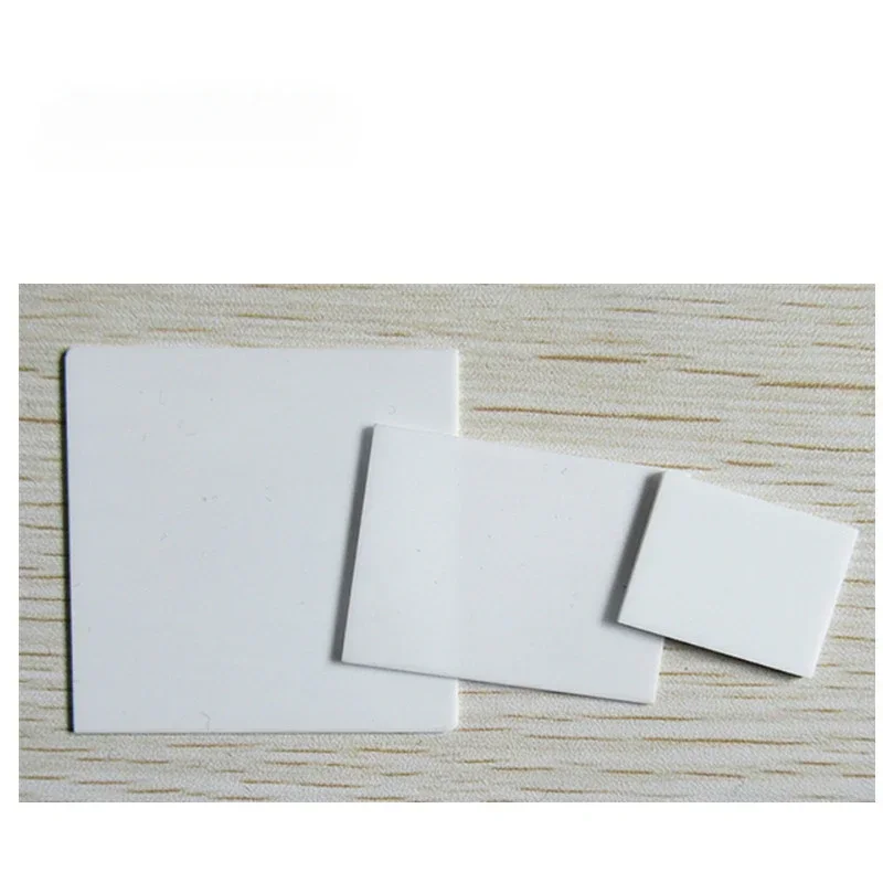 NEW 5pcs Beryllium Oxide Ceramic Sheet  BeO 20X26mm 48.4x48.4 7.6x7.2 2.5x2.5  High Thermal Conductivity Beryllia Ceramics Plate