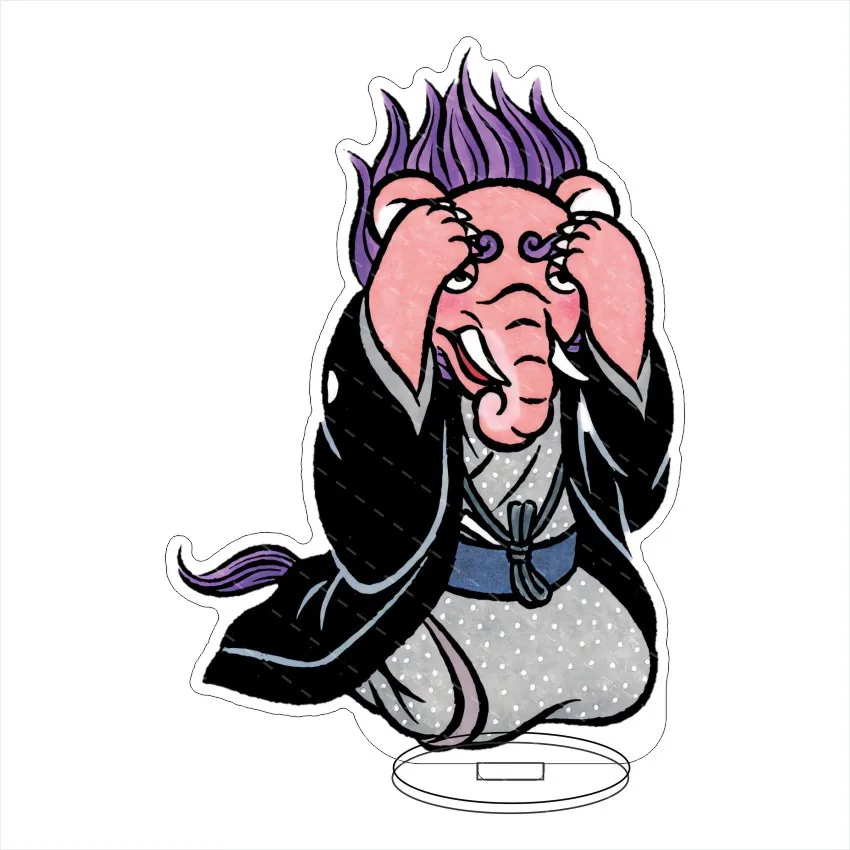 Soporte acrílico con tema de Shabake de Anime japonés, figura de exhibición, abalorio de Cosplay, modelo de escritorio de dibujos animados, decoración de placa, regalo de Navidad para hombres y mujeres