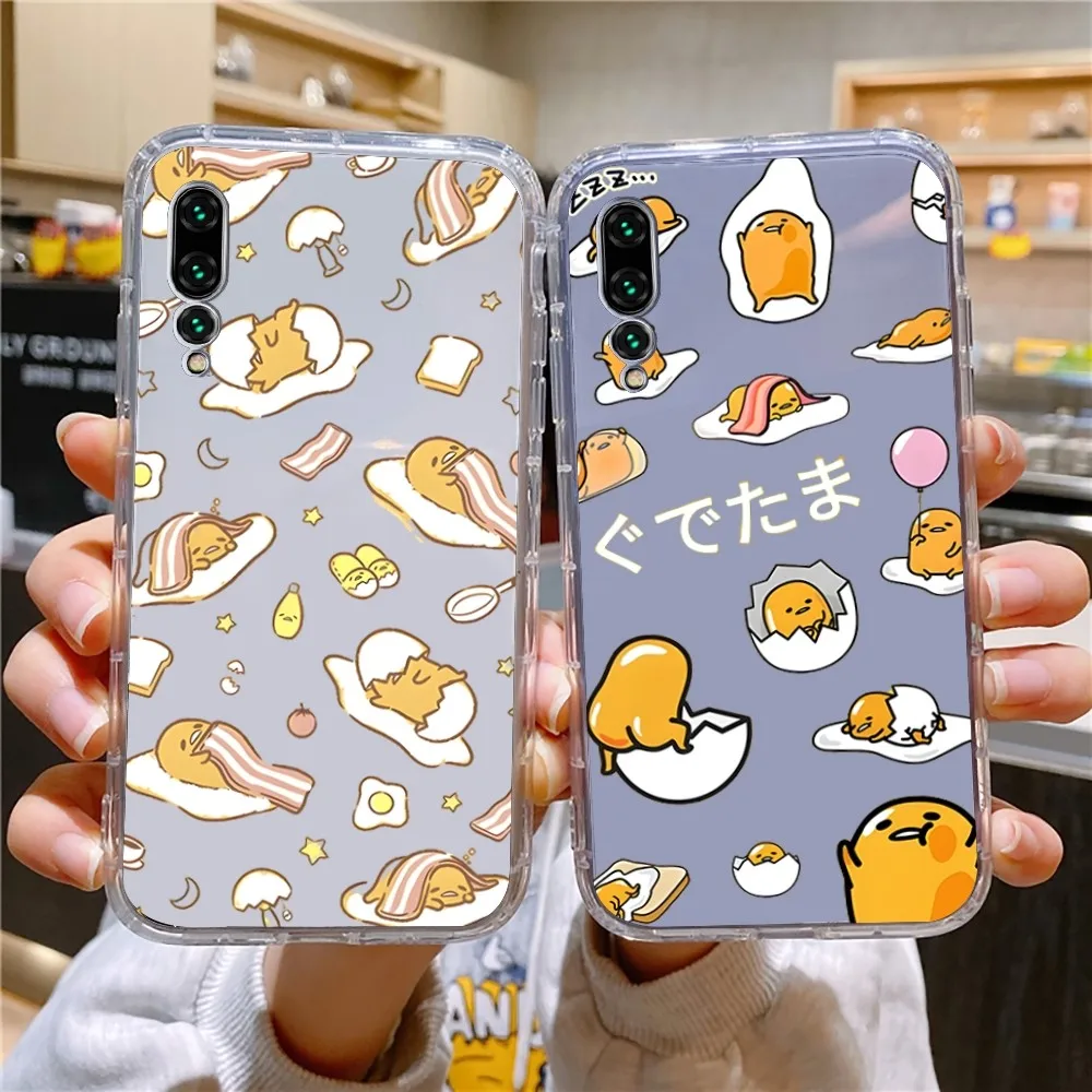 Cartoon G-Gudetama Phone Case For Xiaomi 11 Redmi Note 11 5G 8T 9A 9 10T Note8Pro Note9 12SUltra Transparent Case