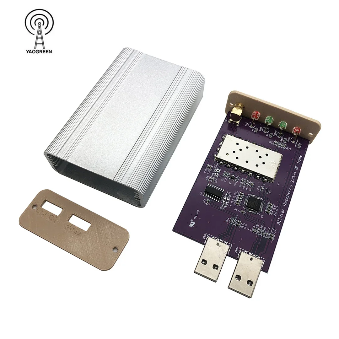 YAOGREENHAM jumbospot UHF  SHARI SR110U SA818 Ham Allstar Radio Interface Raspberry Pi 2/3/4 hosted Allstar node hotspot