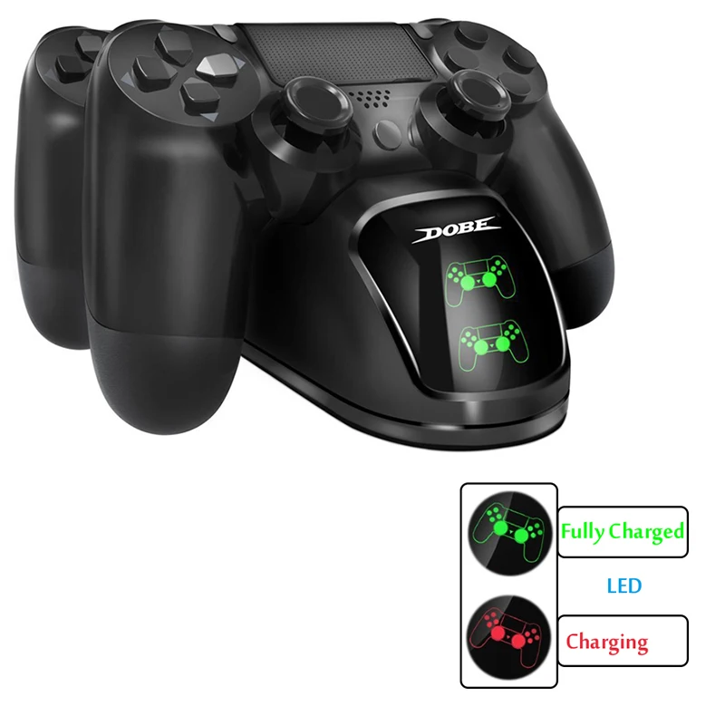 USB Fast Charging Dock StationสำหรับPS4 Controllerจอยสติ๊กJoypad Charger DualสำหรับPlaystation 4 PS4 Slim / PS4 pro