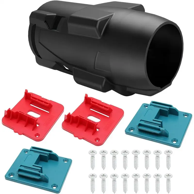 

Lightweight Compatible 1/2" Impact Wrench Protective Rubber Boot 49-16-2967, 2 Pcs Tool Holders And Battery Holder With Screws