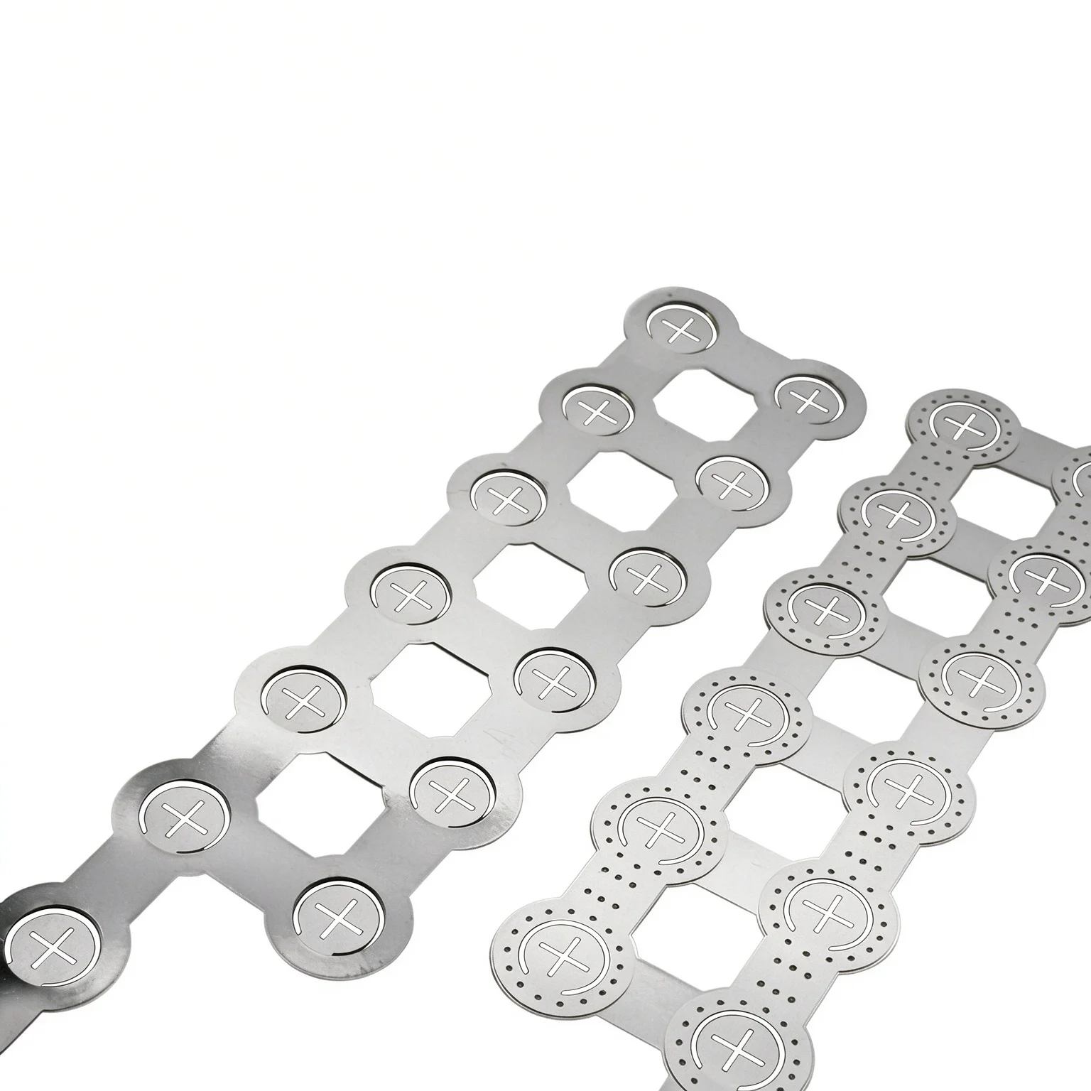 32650 / 32140 Copper-Nickel Welding Tabs, 3P Battery Busbar, Pure Copper Positive & Negative Busbar, Spacing 34.5mm