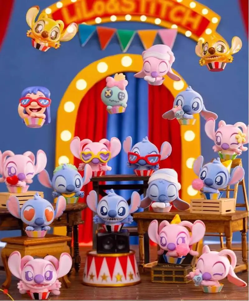 กล่องสุ่มตุ๊กตาการ์ตูนสติทช์ ลิโล่ สติทช์ เอนเจิล ลิโล่ เปเลไค ฟิกเกอร์อนิเมะน่ารัก ตุ๊กตาเม็ดข้าว ของเล่นยอดนิยม ของตกแต่ง ของขวัญวันเกิด