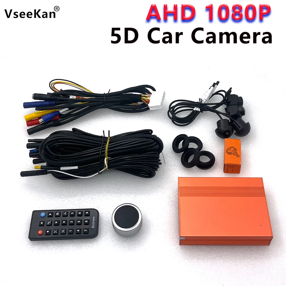 1080P 5D camera Universal 360° Panoramic Camera Bird\'s Eye View System with 24 Hours Parking More than 100 car modelsg Monitor