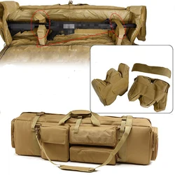 Tactical M249 Gun Bag Airsoft Hunting Shooting Rifle Backpack Outdoor Gun Carrying Protection Case With Shoulder Strap