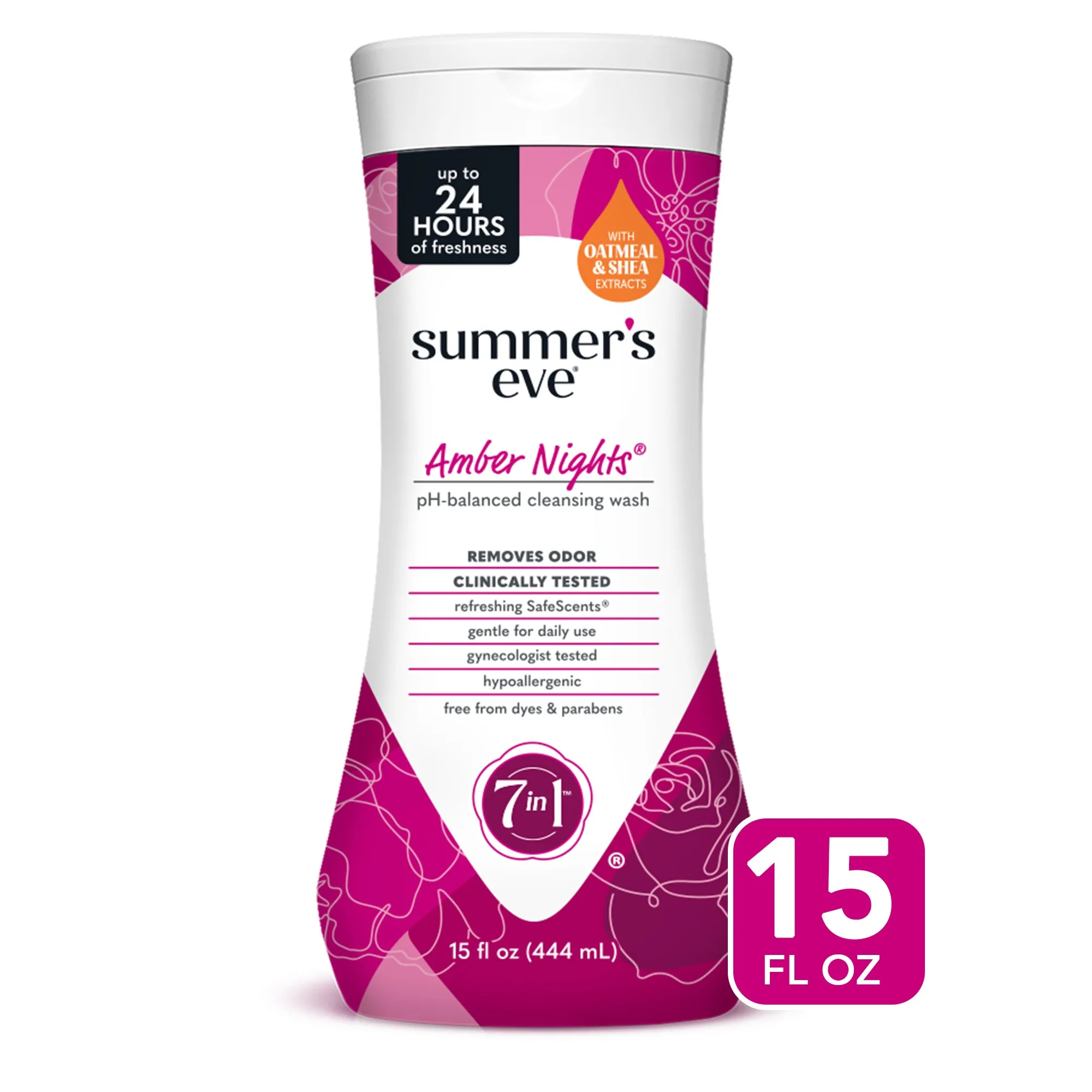 Amber Nights Scent Feminine Cleansing Wash Gentle Ph Balanced Intimate Care For Daily Freshness Comfort