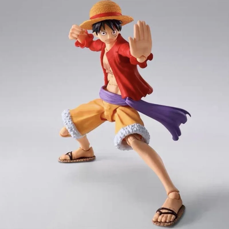 One Piece Figurine Shf Monkey D Luffy Action Figure Pvc Anime The War Of The Island Of Ghosts 15cm Luffy Model Toy Birthday Gift