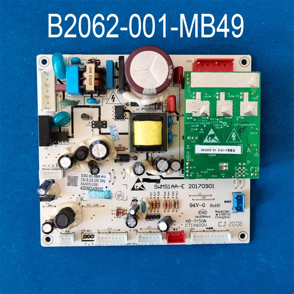 Refrigerator computer board B2062-001-MB49 SWMS1AA-E CWJ-B-218 Inverter main board Frequency conversion board fits 450WGSAIMJ01