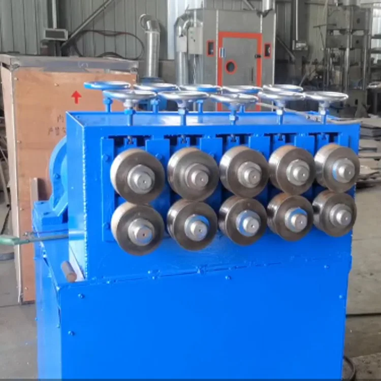 HCY Iron pipe pressing square machine, round steel becoming elliptical machine, changing rectangular eq