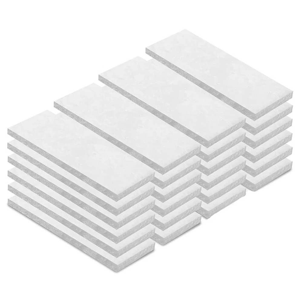 Indoor Ethanol Fireplace Wool Wicks 24 Pack Bioethanol Sponge Accessories with Extended Burn Time for Effective Fuel Use
