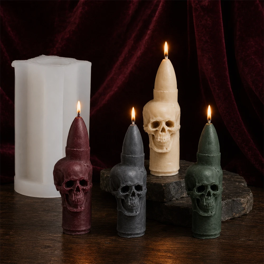 Scented Candle Set - 1/2 قطعة مجموعة قوالب شموع على