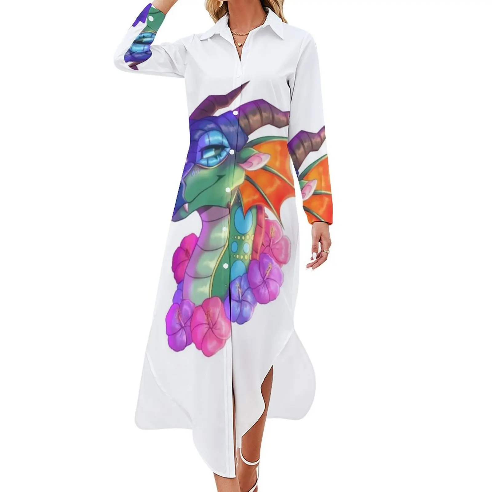 

Wings of fire Glory Long Sleeved Shirt Dress dress party night clothes for woman women party dresses