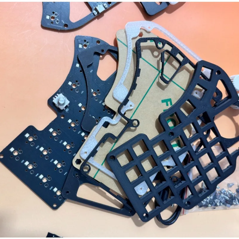 New Dilemma Split Keyboard Soldering PCB Custom DIY Wired RGB Single-mode Support VIA Mechanical Keyboard Accessories - Image 6