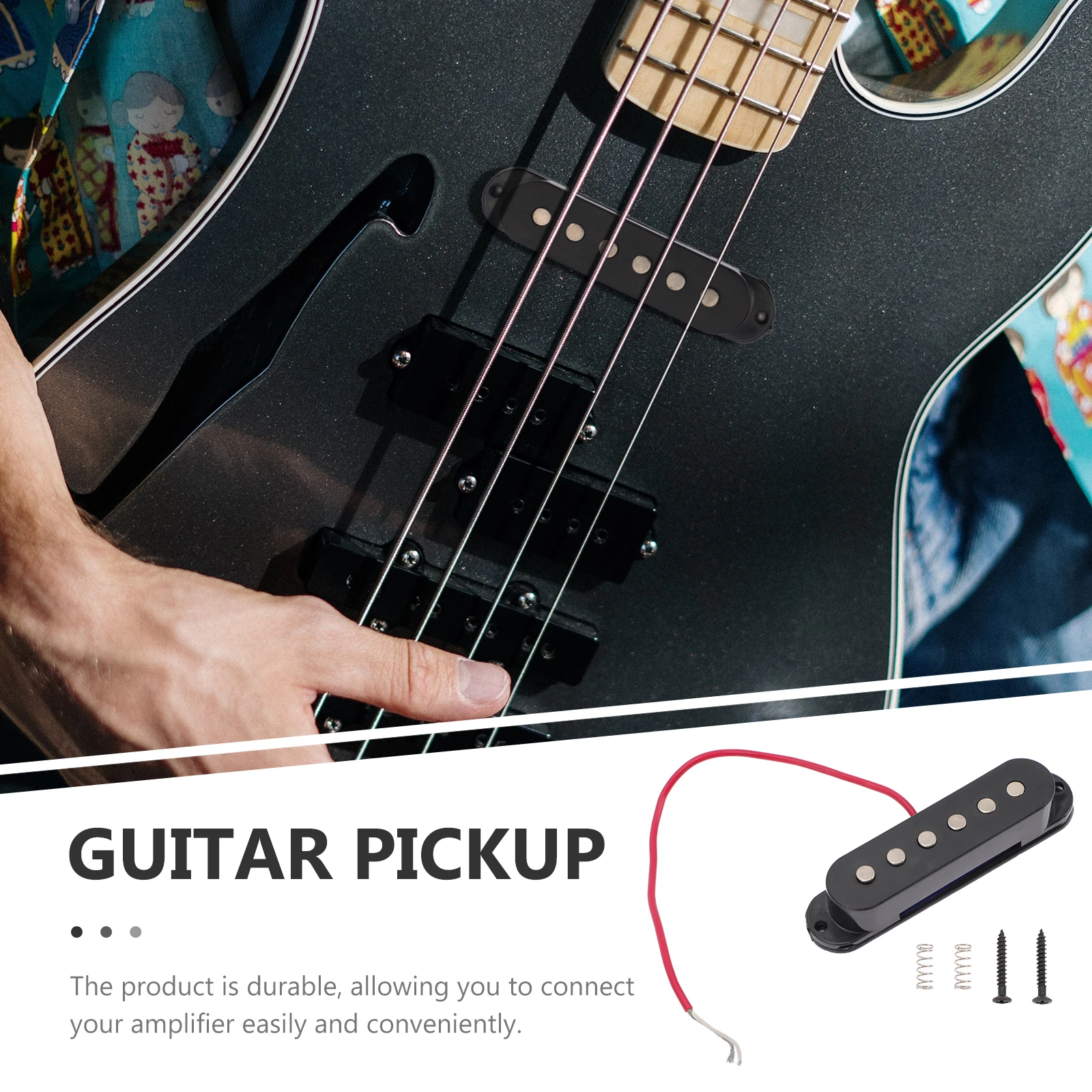 

Musical Instrument Electric Guitar Pickups Magnet Bridge Ceramics Acoustic Transducer