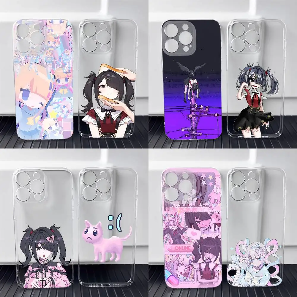 N-Needy Girl O-Overdose Streamer Phone Case For iPhone 17,16,15,14,13,12,11 Pro,Max,Plus,X,XS,XR,SE4 Mini Transparent Soft Case