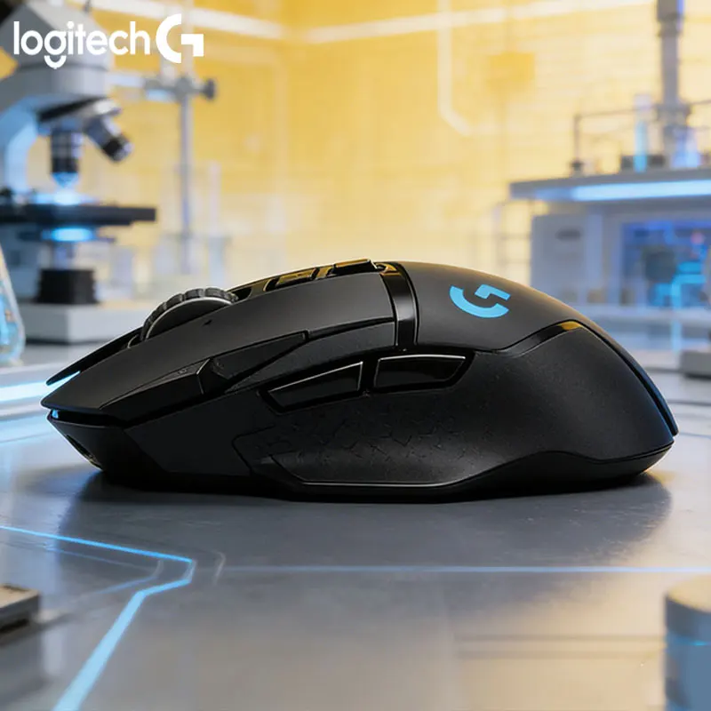 

Игровая мышь Logitech G502/M220/M221 для MOBA-игр, ультралегкая, 63 г, портативная, высококлассная для офиса, комфортное ощущение при хватании.