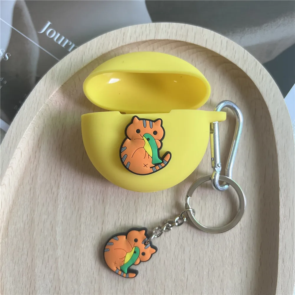 Funda de silicona con llavero para Huawei Freebuds Pro 3, cubierta bonita para auriculares, 2023