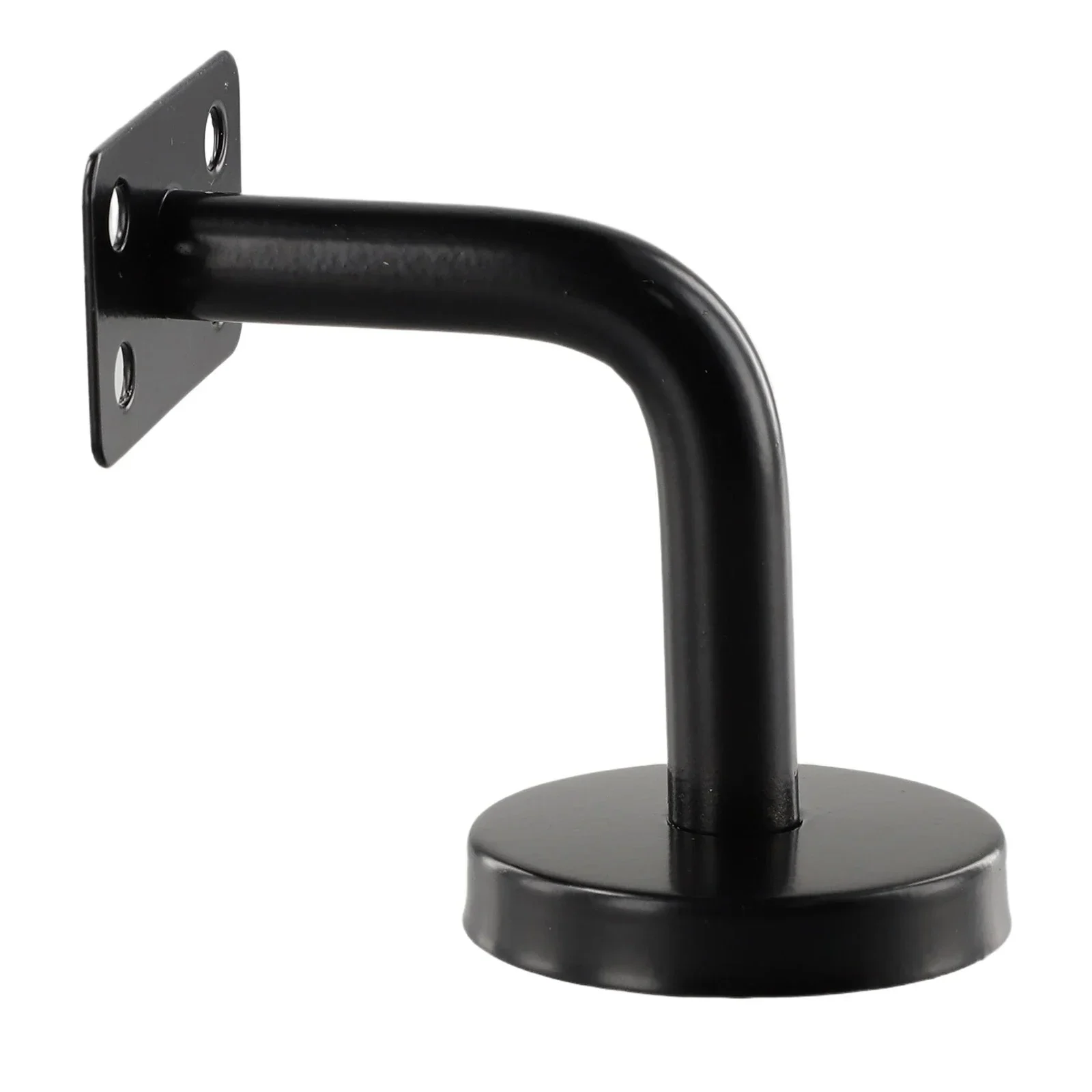 

5pcs Handrail Brackets Stair Stainless Steel Black Painted Wall Mount Curved Handrail Brackets Stair Handrail Against The Wall