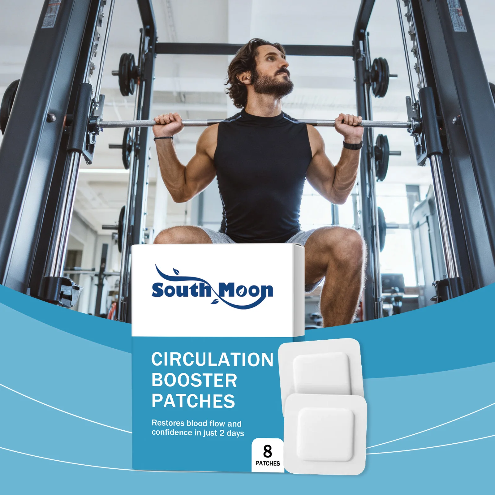 남성 에너지 강화 패치 혈액 순환 촉진 지구력 증진 피로 감소 에너지 수준 지원 자신감 증가
