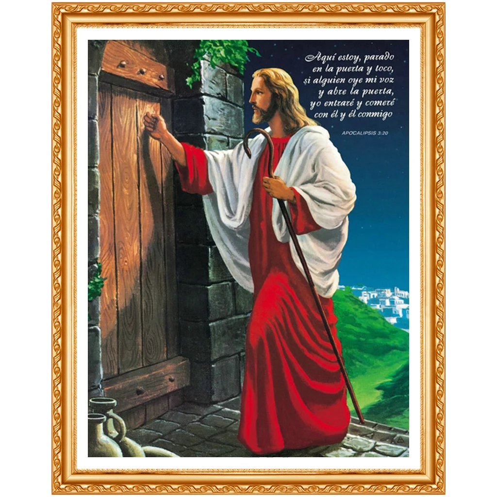 5d diy Diamond embroidery Jesu - Embroidery Jesus ulasan dan harga