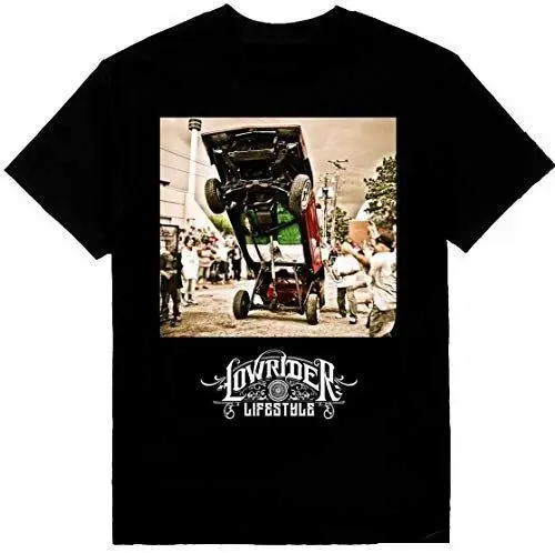 Lowrider Life Style Mens Heavyweight T-Shirt Print On Shaka Wear Tee