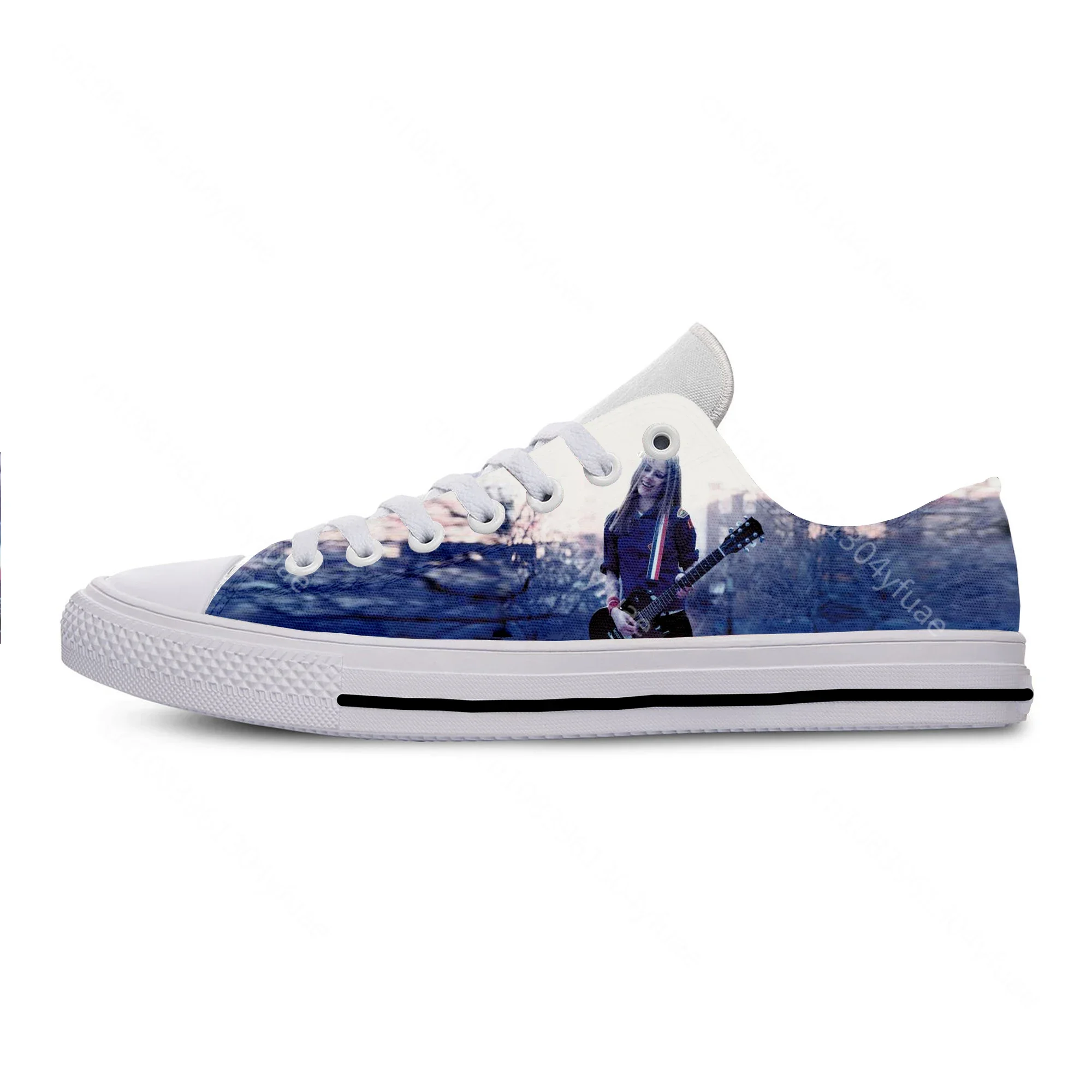 Hot Cool Fashion Funny New Summer High Quality Sneakers Handiness Casual Shoes Men Women Avril Lavigne Low Top Board Shoes