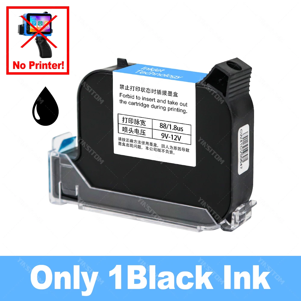 12,7 mm mini-inkjetprinter met handvatten 28 talen codering draagbare machine voor plastic tekstlabel batchnummer datum logo afdrukken - afbeelding 1