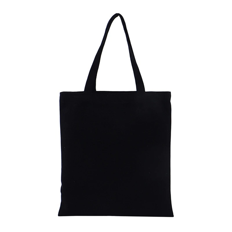 Canvas Bags Cotton Shopper Bag Folding Portable Shopping Bag Canvas Tote Bag Reusable Shopping Bags