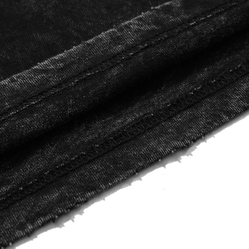 ماركوس الدودة الرجال تي شيرت غسلها فريد تي شيرت قصير الأكمام Crewneck تي شيرت القطن الملابس الأصلية #5