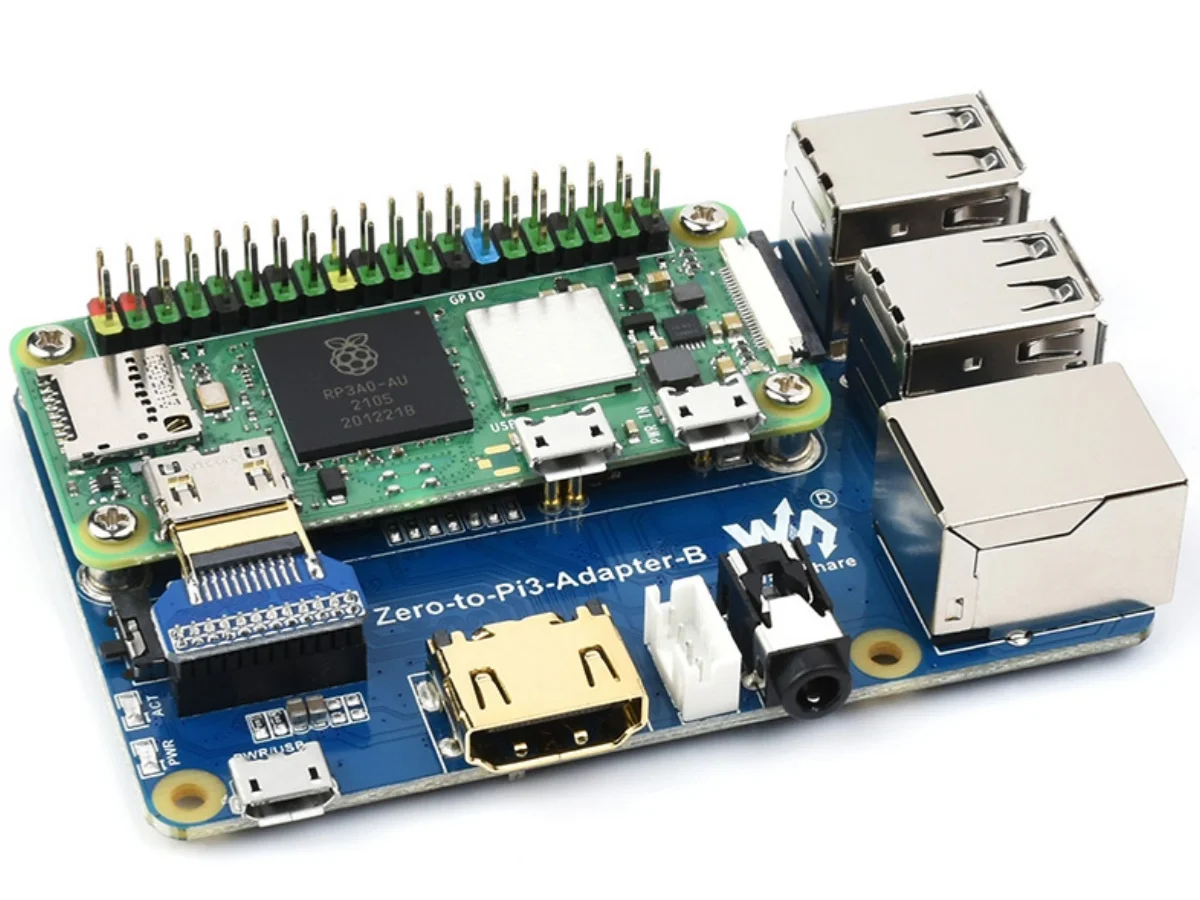 Adaptador Raspberry Pi Zero 2W a 3B, solución alternativa para Raspberry Pi 3 Modelo B/B+