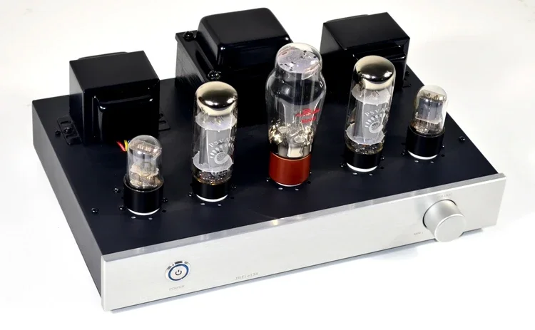 NEW AC220V / AC110V 10W+10W 6N9P EL34 Tube Amplifier Single-ended Class A handmade audio Amplifier BLACK Gold silver