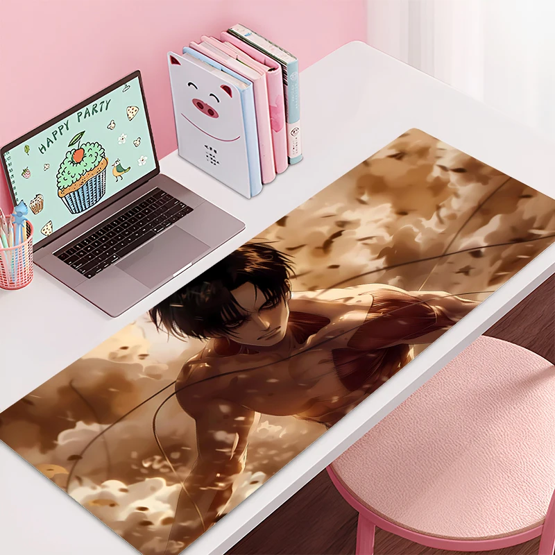Mousepad Attack on Titan New MousePads Keyboard Pad Mouse Mat Gamer Soft Office Carpet Mat Desktop PC carpet Big Anime Mouse Pad