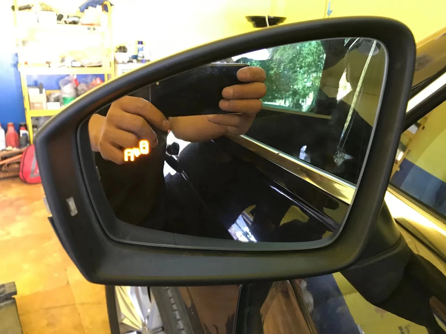 LANE CHANGE SIDE ASSIST SYSTEM Blind Spot Assist Mirror Glass For VW MQB T-ROC