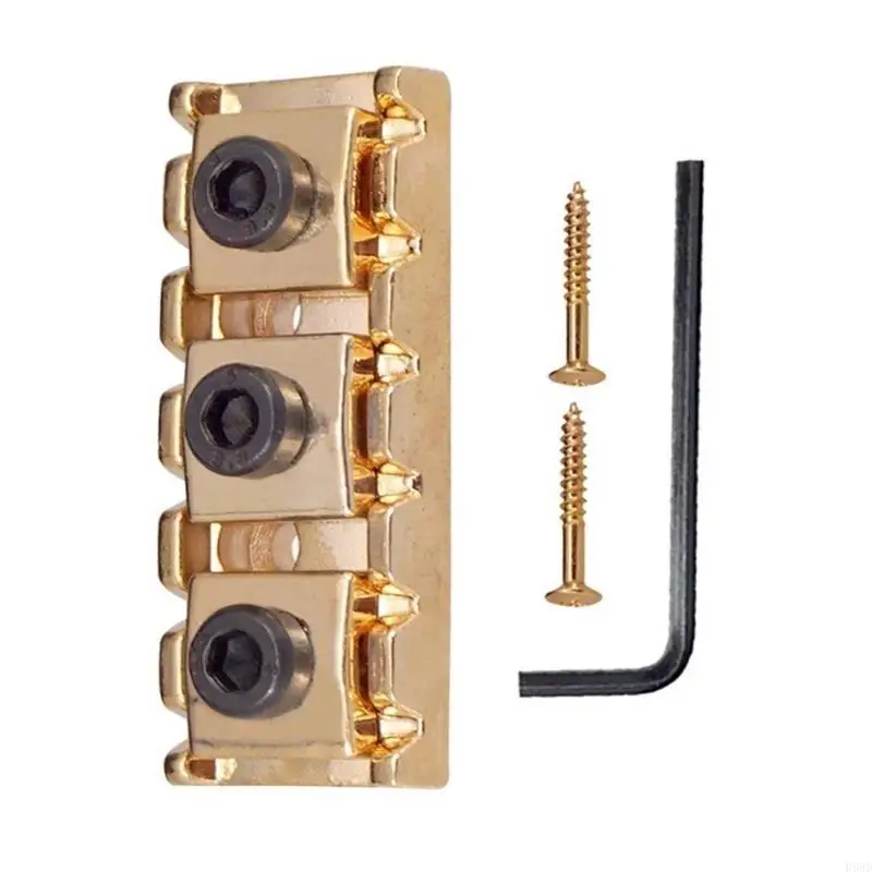 Metal Guitar String Locking Nut 42mm for Electric Guitar Replacement Parts 