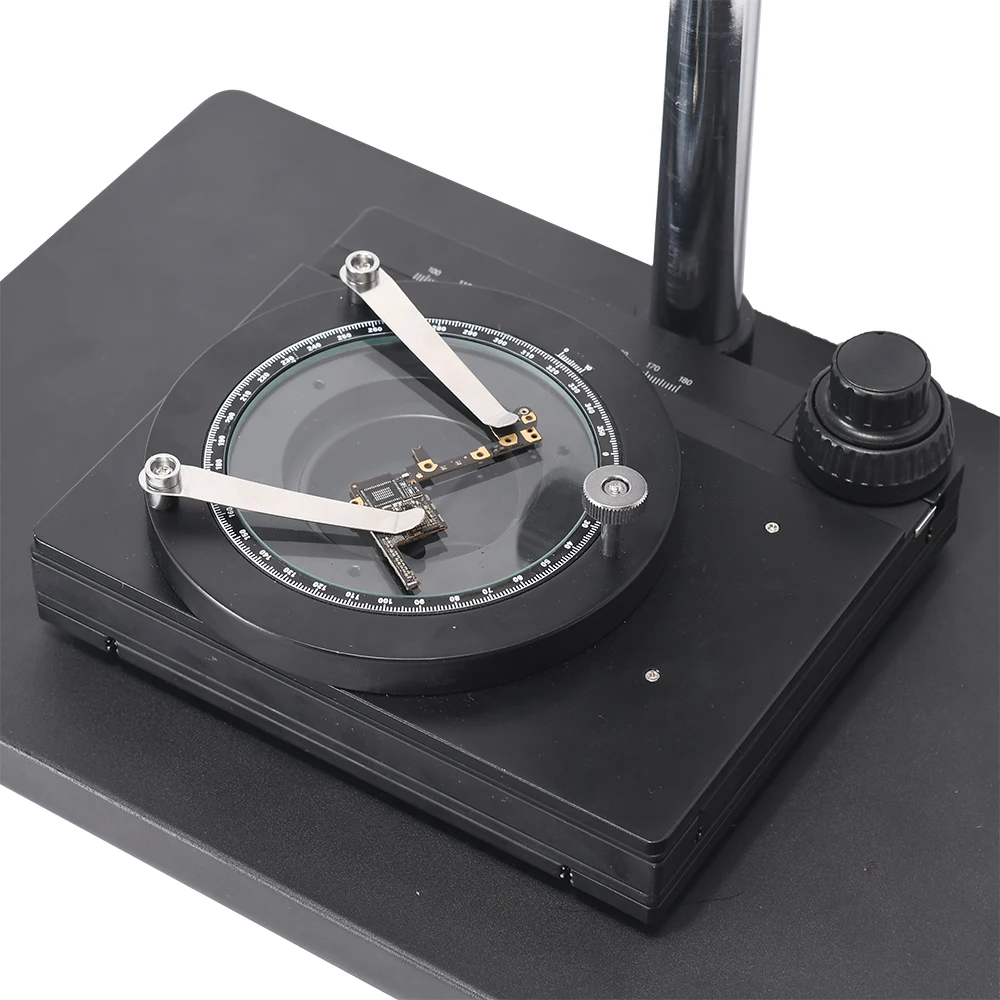 XY Fine-tuned Rotary Rotable Stage High Precision Inspection Platform Micrometer Activity Table for Stereo Microscope