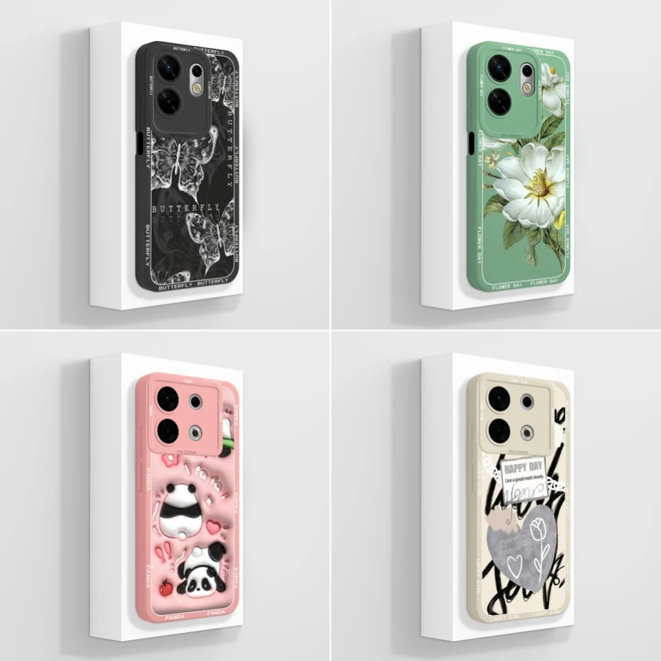 For Infinix Zero 30 Case Floral Back Cover NonSlip Silicone Soft Cases For Zero30 4G Funda InfinixZero 30 5G Coque Shell Carcas