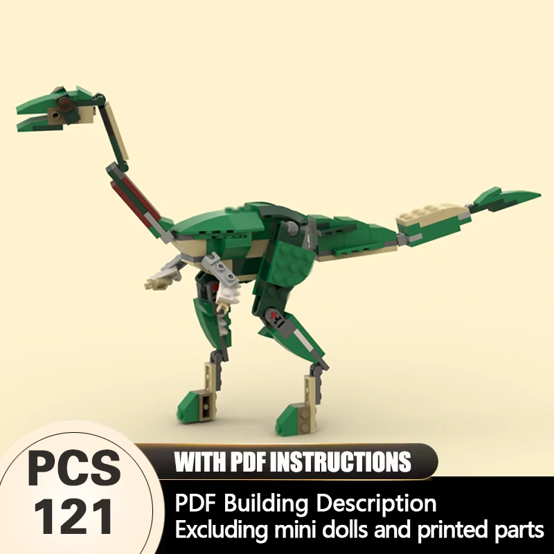 

Creators Animal Series Model MOC Building Bricks Sauropod Dinosaur Modular Technology Gifts Holiday Assemble Children Toys Suit