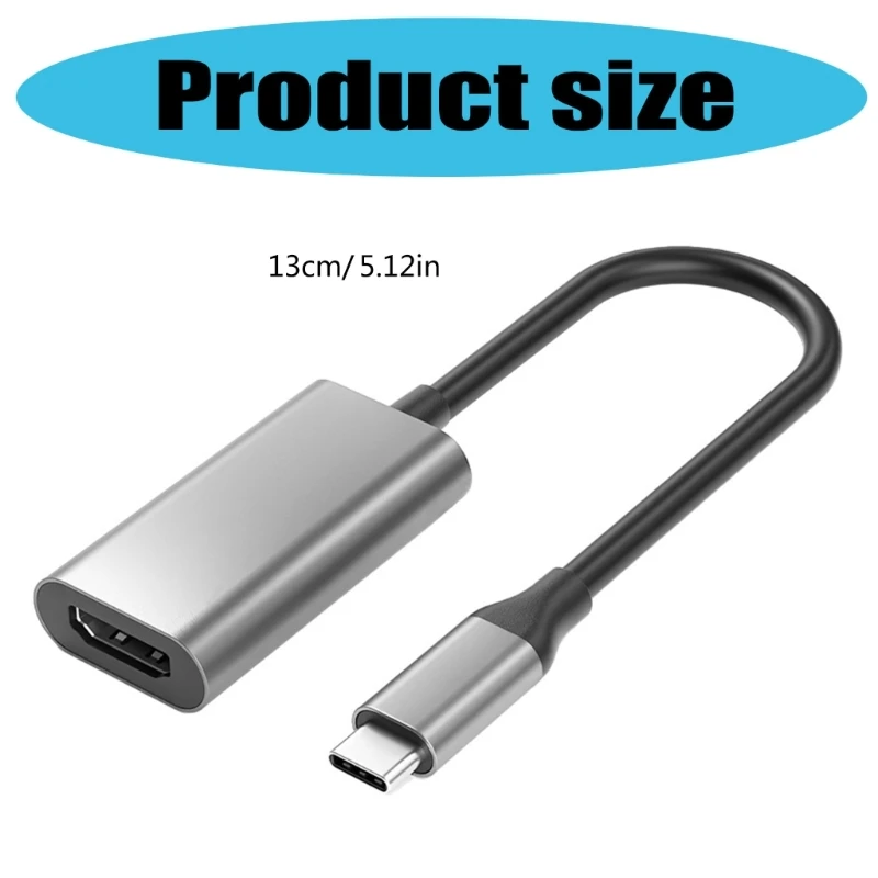 D0UA USB CからHDTVアダプター4K@30Hzビデオコンバーター外部電源HDTVアダプター