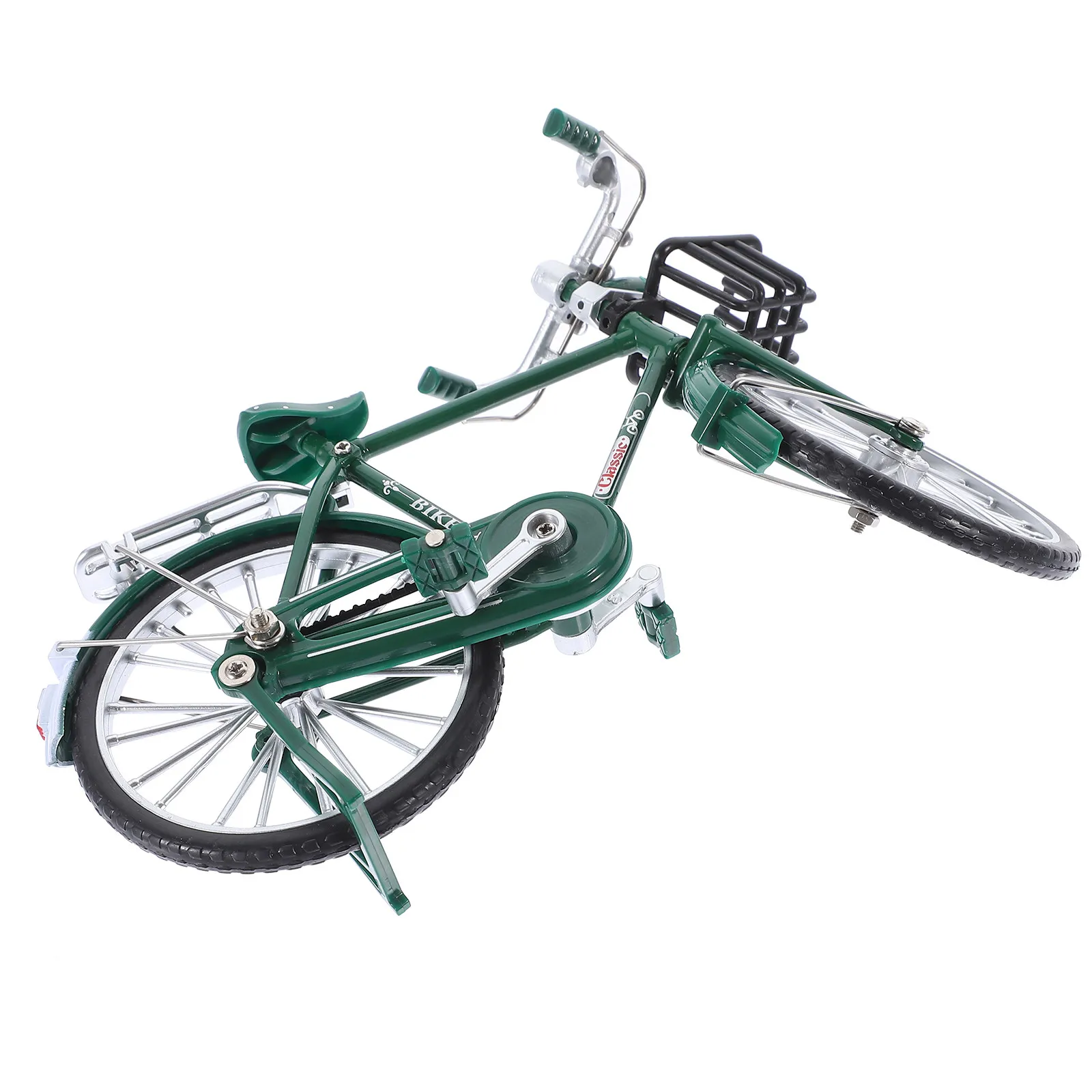 

1Set Premium Alloy Retro Bike Sculpture Miniature Bicycle Ornament Lifelike Desktop Decor for Office Study Bedroom Table Accent