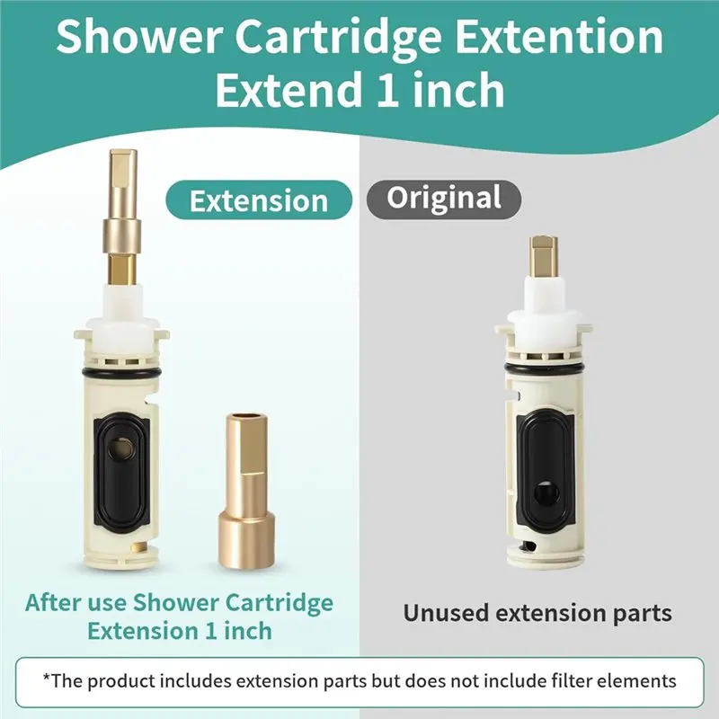 A76X-96945 Shower Extension Kit For Moen Posi-Temp Valve Shower Valve Extension Kit For Single Handle Tub Shower Faucets