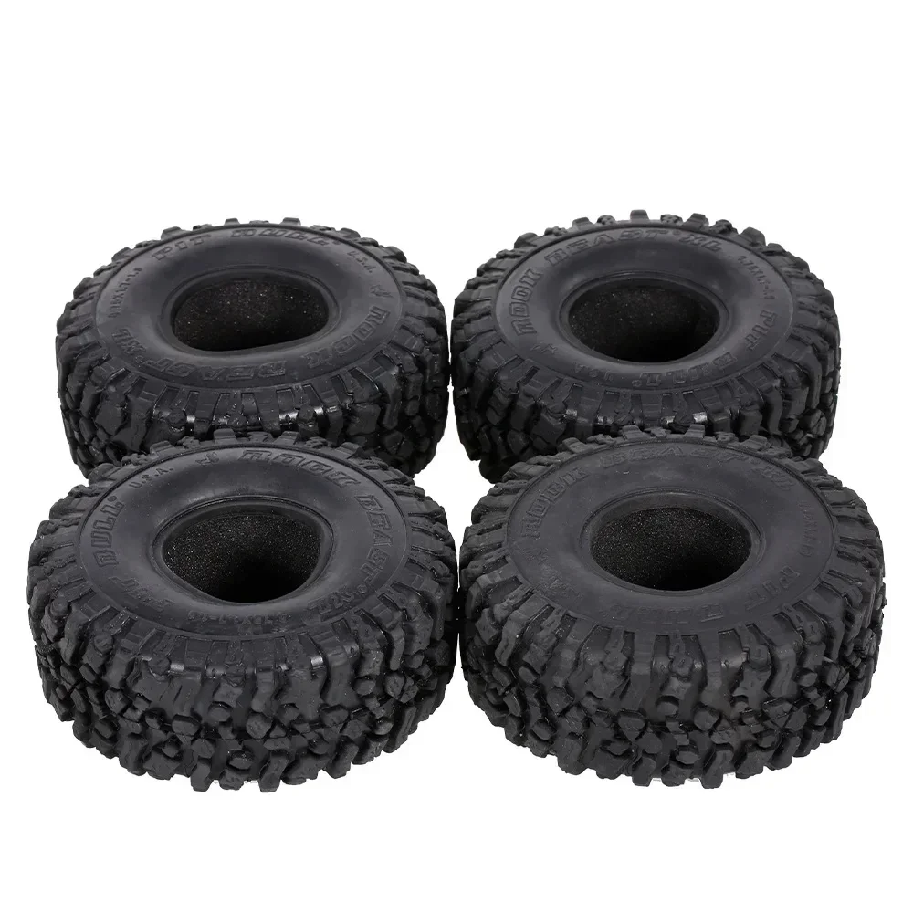 4 SZTUK 120MM 1,9-calowe gumowe opony do kół 1/10 RC Rock Crawler Axial SCX10 90046 AXI03007 Trxs TRX4 TF2 D90