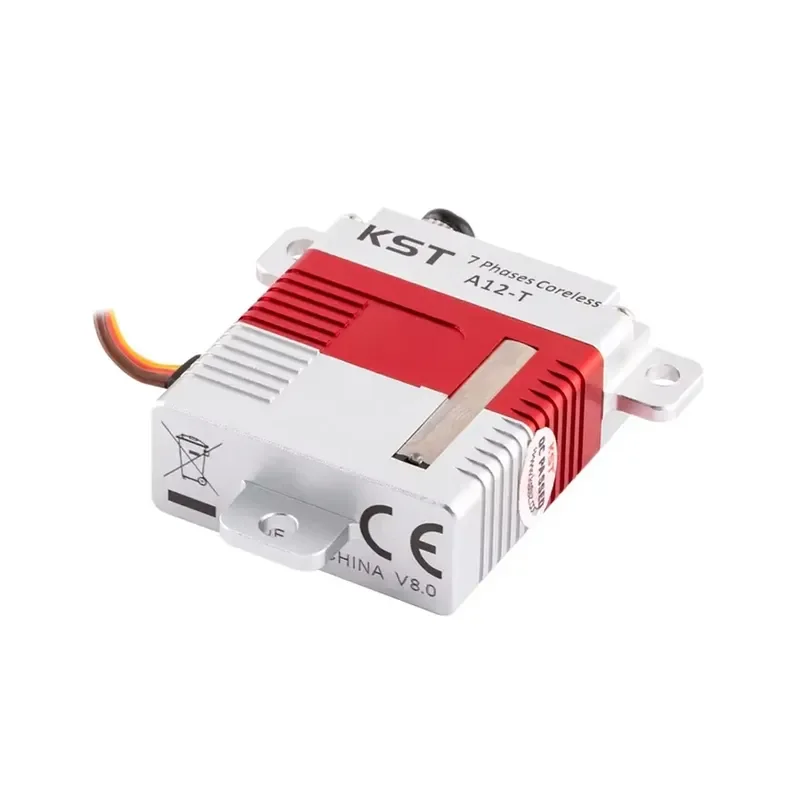 KST A12-T HV Mini Coreless Metal Gear Contactless Magnetic Sensors Servo 20.0Kgf.cm 0.12sec for RC Glider Wing Servo