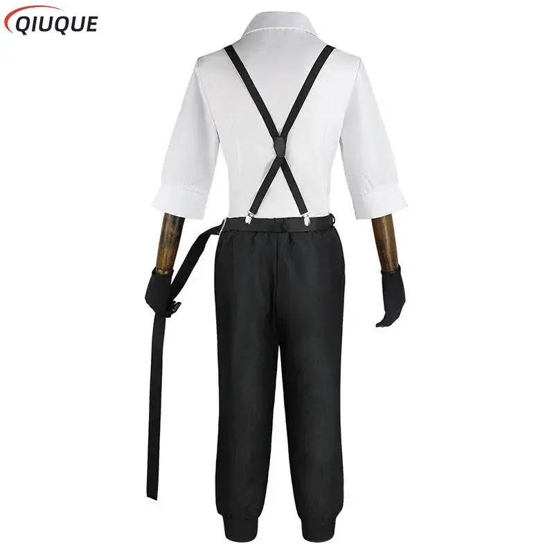 Atsushi Nakajima Cosplay Costumes Wig Anime Outfits Uniform Unisex Clothes