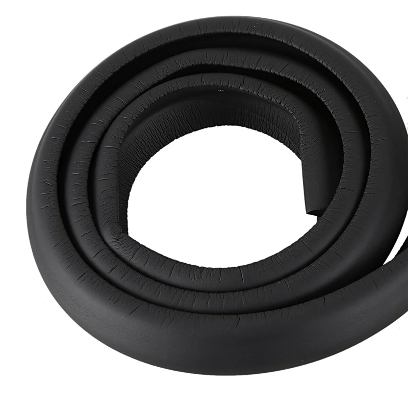 

Hot-5X 2M Children Protection Table Guard Strip Baby Safety Glass Edge Furniture Horror Crash Bar Corner Foam (Black )