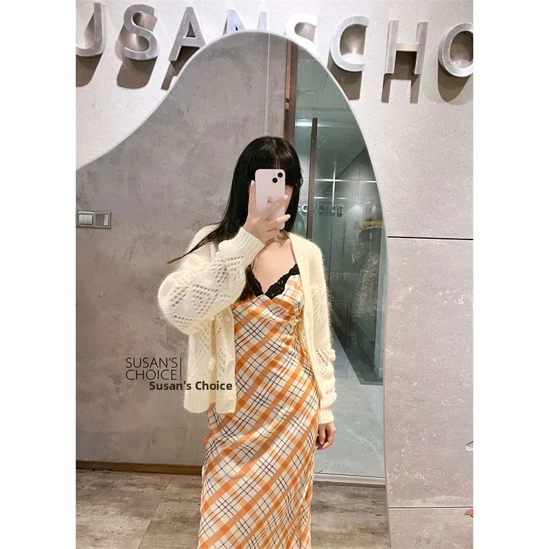 سوزان كسول تنوعا الخريف الشتاء سترة مشغولة من الصوف V Ne المرأة سترة مدمن مخدرات زهرة تصميم طويل Sve طول منتظم