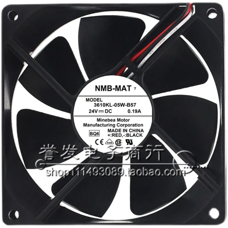 جديد الأصلي 3610KL-05W-B57 24V 0.19A 9025 90x90x25 مللي متر مروحة التبريد المبرد